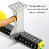 Magnetic Ceiling Leveling Ruler with Dual-Sided Scale