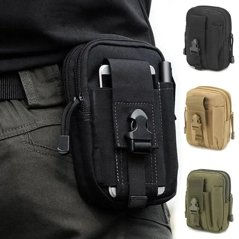 Camouflage Tactical Leg Bag with Adjustable Straps
