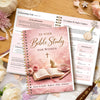 52 Week Bible Study Journal for Women – Guided Faith Planner with Spiral Binding