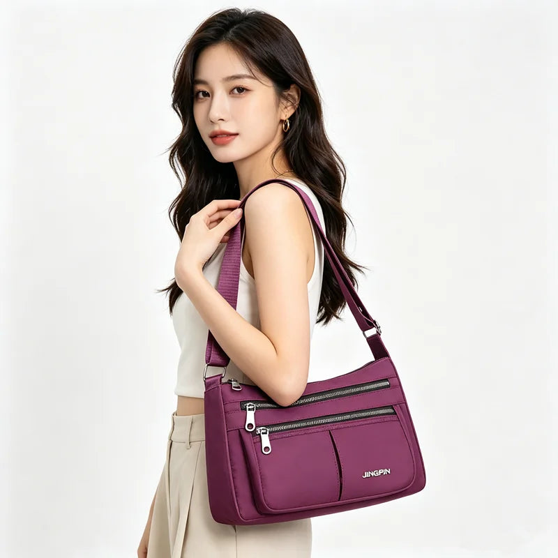 Leichte Nylon-Crossbody-Tasche