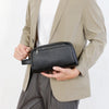 Men's PU Leather Casual Crossbody Clutch Bag