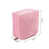 Tragbare Flanell-Make-up- & Toilettenartikel-Tasche