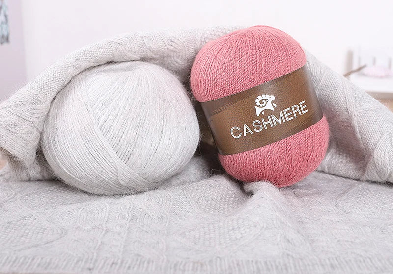 Premium 100% Cashmere Yarn 6-Skein Set for Knitting