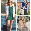 Lightweight Quilted Tote Bag with Crossbody Strap
