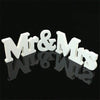 Mr & Mrs Wooden Love Sign Set for Wedding Table Displays