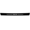 Black carbon fiber door sill protector stickers for select Honda models
