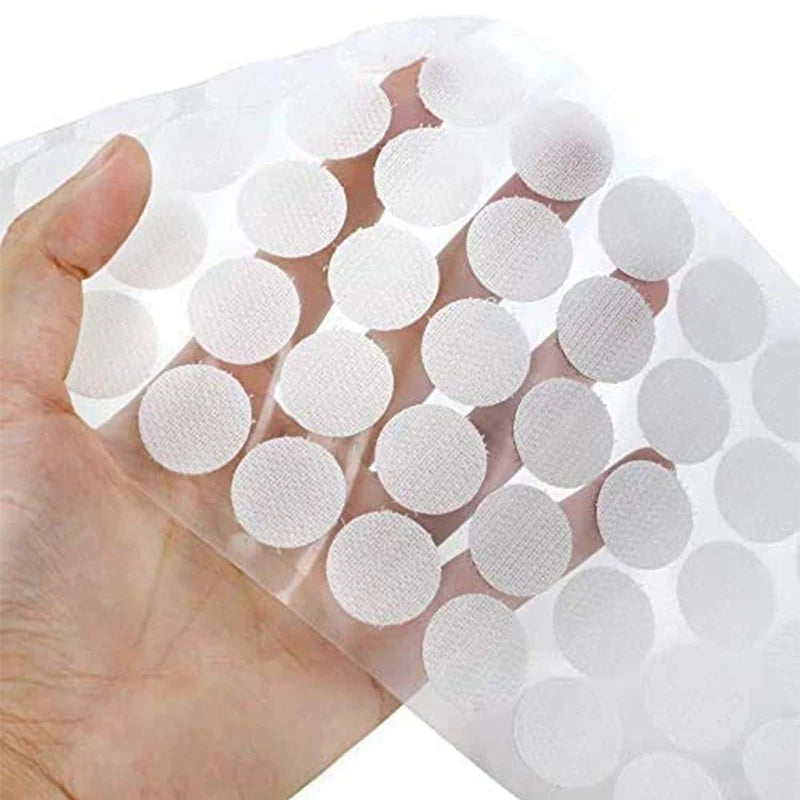 Self-Adhesive Hook and Loop Dot Fasteners