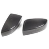 Black carbon fiber side mirror covers for Maserati Ghibli or Quattroporte cars