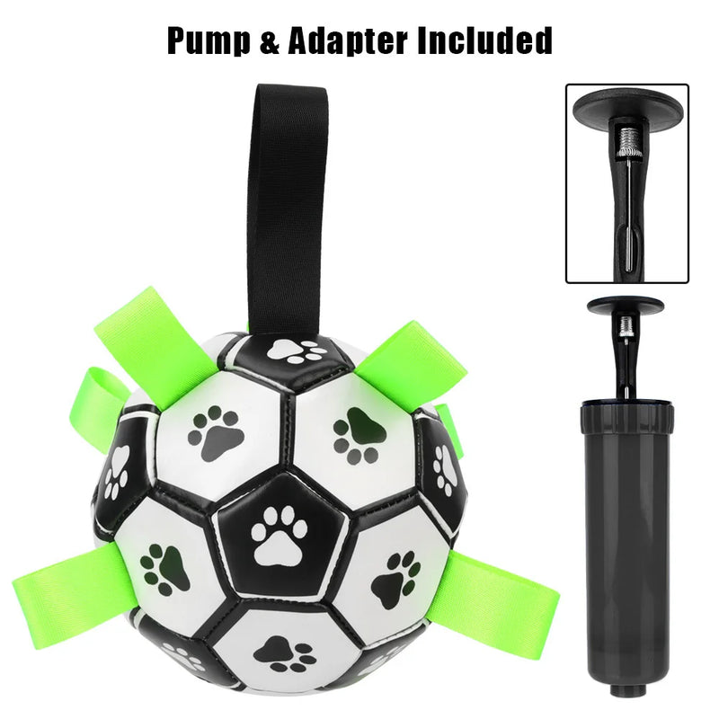 Interactive Fetch Ball with Grab Tabs for Dogs