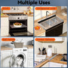 Stainless Steel Stove Gap Covers - 2 Pack