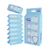 Mini Disposable Hand & Mouth Wipes - Portable Travel Pack