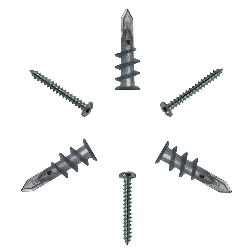Zinc Alloy Drywall Anchors with Self-Tapping Screws