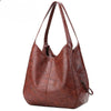 Bolso de Hombro Vintage de TPU Suave con Asas Dobles