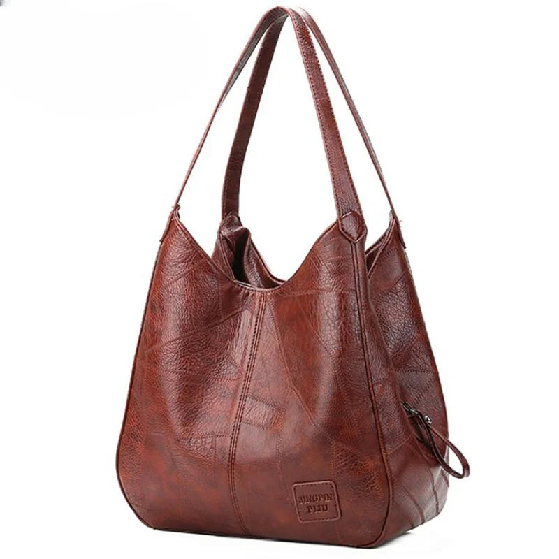 Bolso de Hombro Vintage de TPU Suave con Asas Dobles