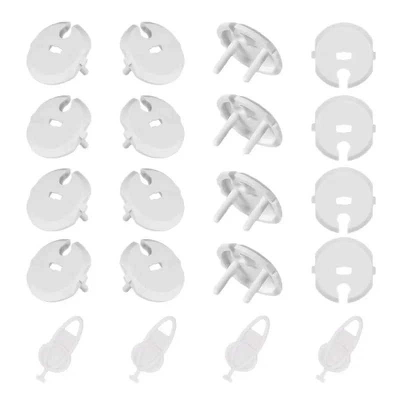 Childproof Outlet Covers for European Sockets (10-Pack)