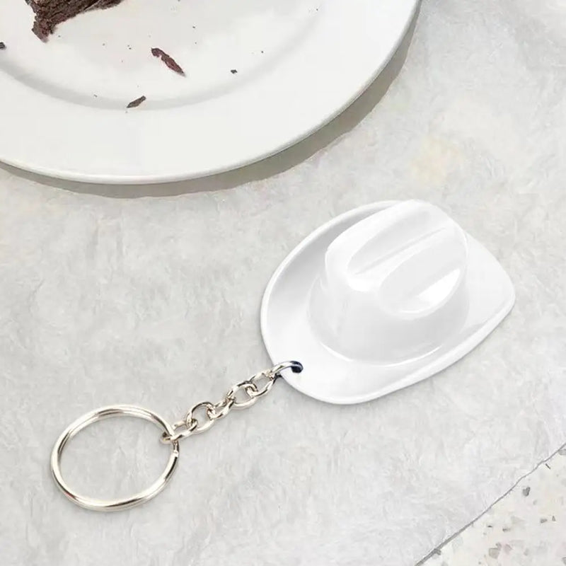 Cowboy Hat Bottle Opener Keychain