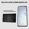 Tarjeta de Visita Digital NFC con Acabado en Fibra de Carbono