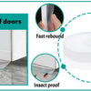 Silicone weather stripping seal tape for doors and windows demonstrating fast rebound, insect proofing, and firmly affixed se