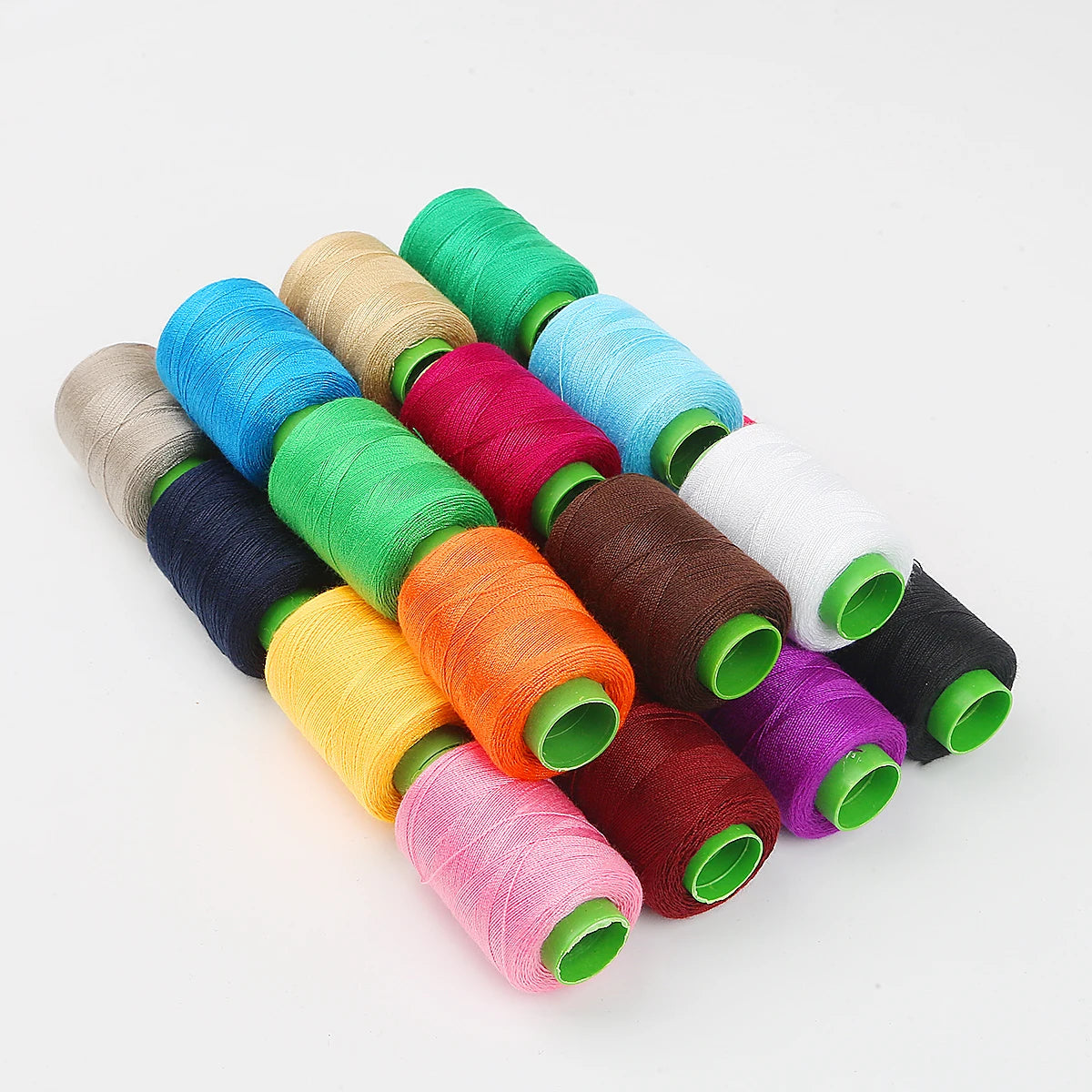 Premium Polyester Sewing Thread Spool - 300m, 24 Colors