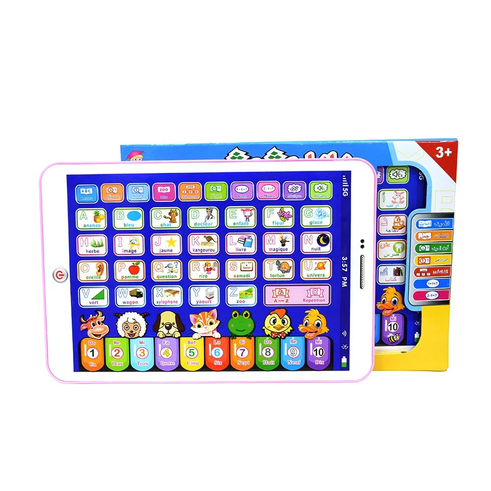 Interactive Learning Tablet for Kids – Bilingual Educational Toy