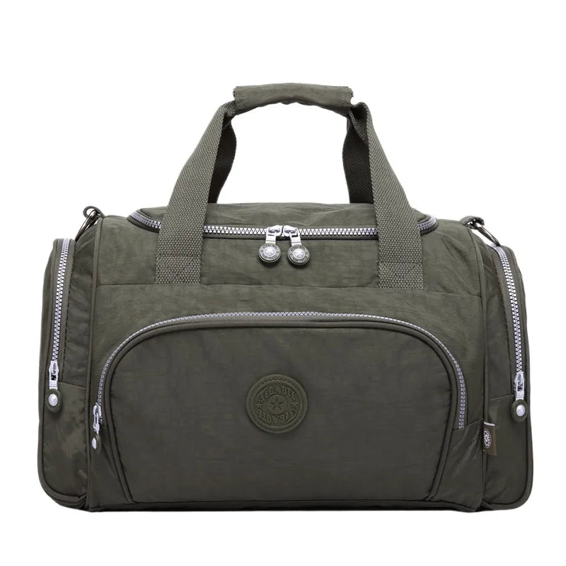 Lightweight Nylon Travel Duffle Bag for Women