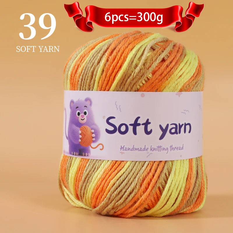 Soft Acrylic Yarn Balls for Knitting – 300g