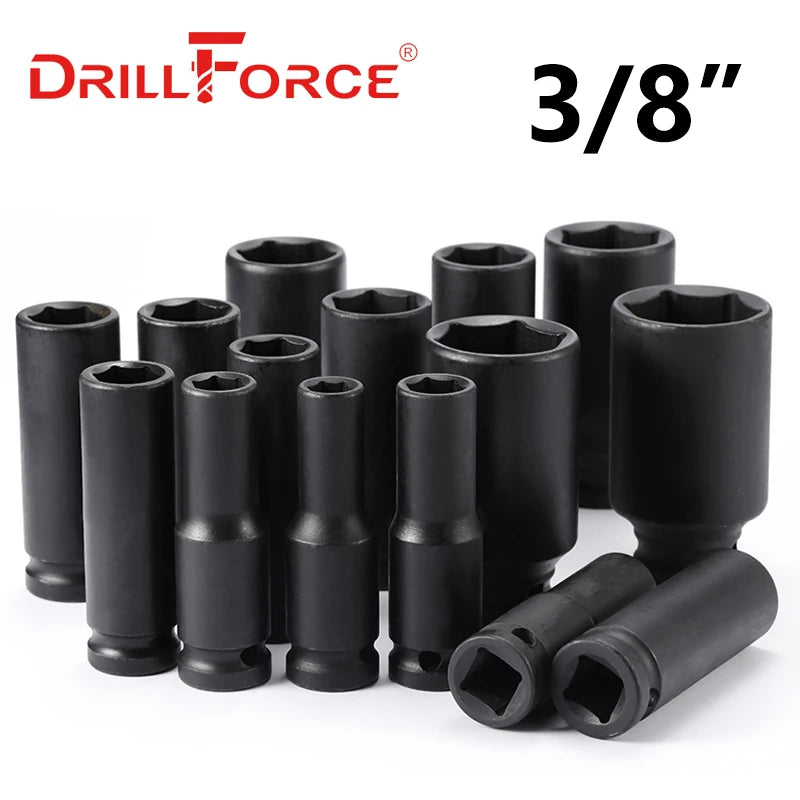 Heavy-Duty Impact Wrench Socket Set for Deep Reach Applications