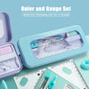 7-Piece Geometry Set with Compass and Ruler