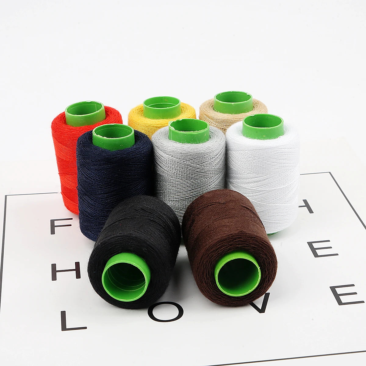Premium Polyester Sewing Thread Spool - 300m, 24 Colors