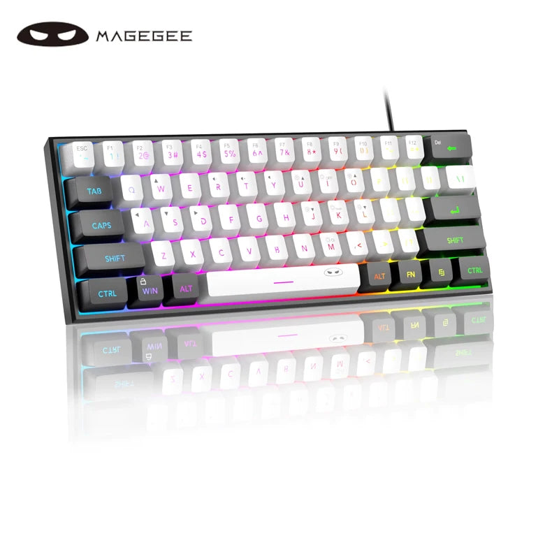 Compact 60% RGB Mechanical-Feel Keyboard