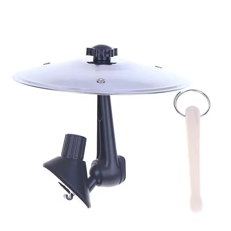 Vent-Top Car Cymbal with Drumsticks