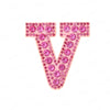Pearl Rhinestone Letter Patches – Iron-On 3D DIY Embellishments
