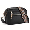 Compact Square Crossbody Bag with Adjustable Strap