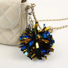 Colorful Cheerleading Pom Pom Keychain