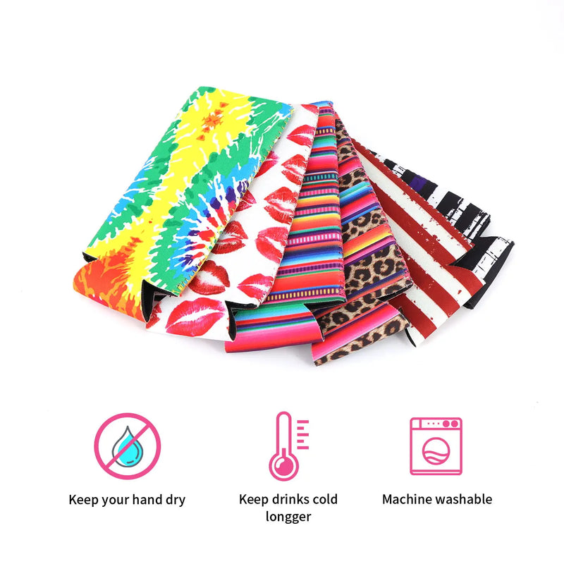 Slim Can Cooler Sleeves (4-Pack)