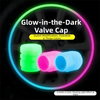 Glow-in-the-Dark Tire Valve Caps (8-Pack)