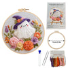 Fall Pumpkin Cross Stitch Kit for Adults with Embroidery Tools