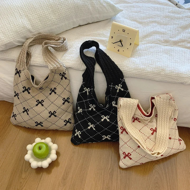 Large Capacity Crochet Shoulder Bag