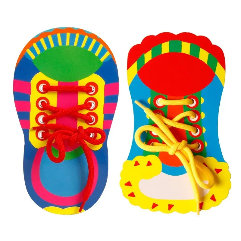Shoelace Tying Practice Board for Kids – Learn to Tie Laces