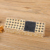 Vintage Wooden Rubber Stamp Set with Ink Pad
