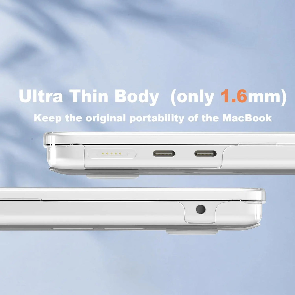 Slim Hard Shell Case & Screen Protector for MacBook Air 13/13.6 and MacBook Pro 13