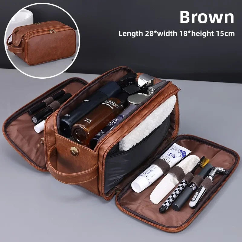 Waterproof Hanging Toiletry Bag with Multiple Compartments
