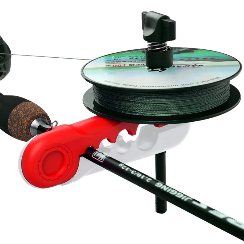 Tragbare Angelrolle-Wickelhilfe für Spinning- und Baitcasting-Rollen