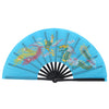 Traditional Bamboo Tai Chi Performance Fan with Protective Cover