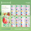 A picture book featuring watercolor painting pages and brushes for kids.