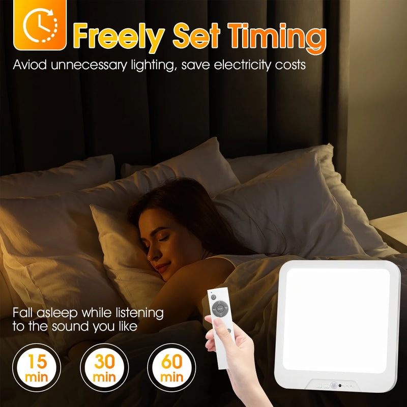 Rechargeable LED Ceiling Light with Remote & Motion Sensor