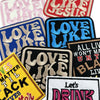 Embroidered Iron-On Patches for Clothing & Accessories