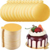 Gold Mini Cake Boards for Desserts & Pastry Display