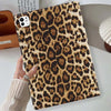 Leopard Print iPad Case – Premium Faux Leather Protective Cover