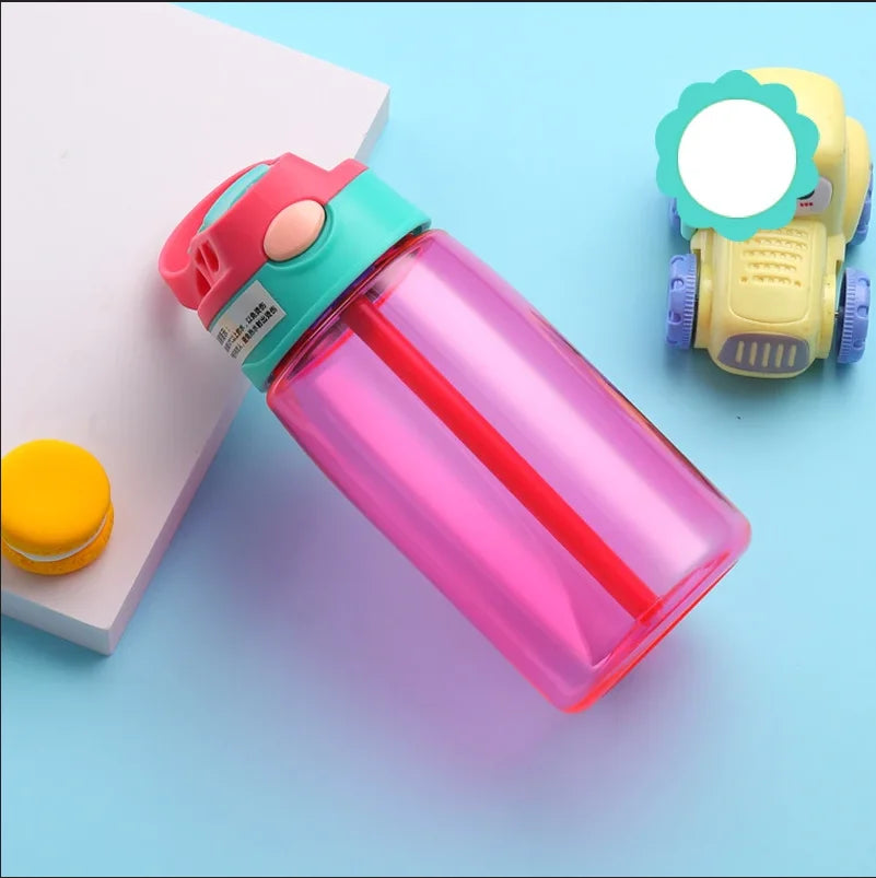 Durable Portable Straw Water Bottle